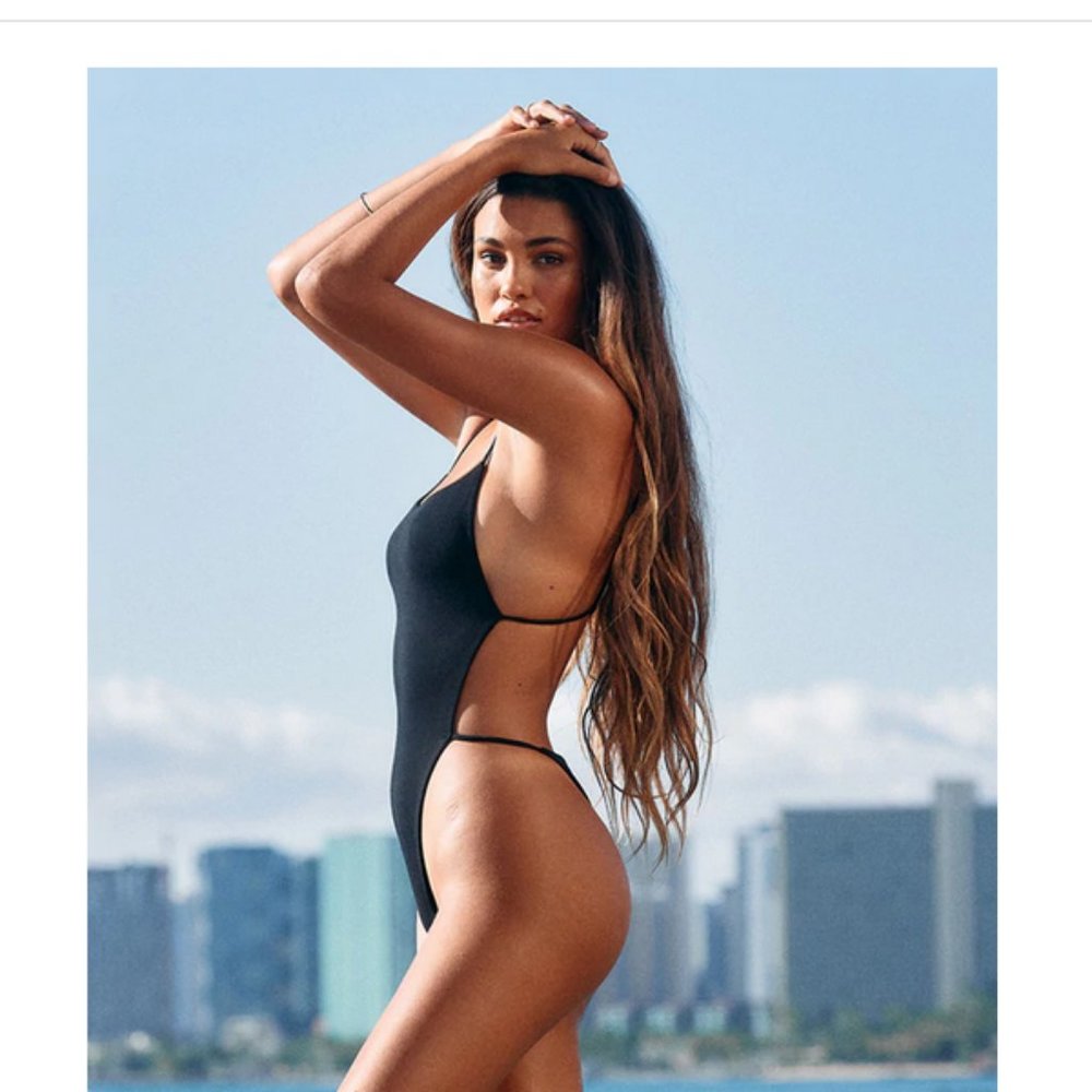 NWT Indah Clothing black bodysuit size 0